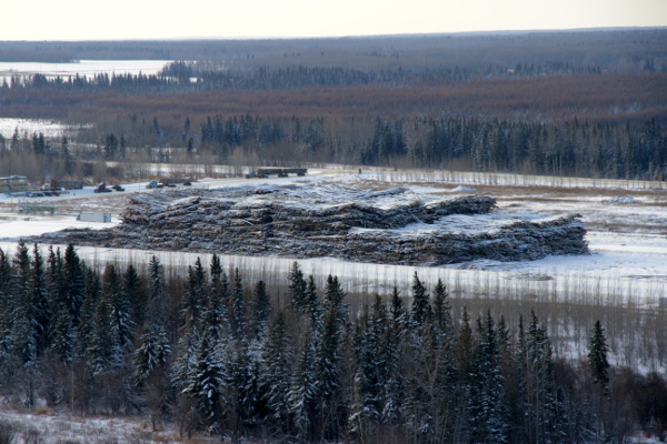 The biggest log yard in North America by Green Energy Futures - David Dodge