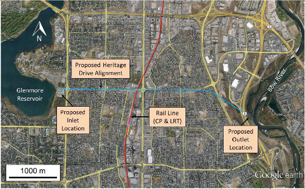 Glenmore Reservoir Proposed Design Heritage Route